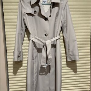 Cinzia Rocca Icons Light Beige Trench Coat with Belt
